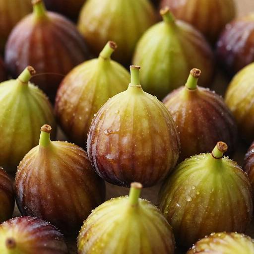 Close-Up of Ripe Figs Pile