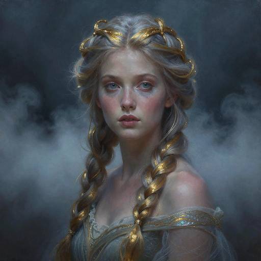 Haunting Frost Fae in Mist