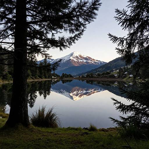 Serene Reflection at Ojos del Caburgua