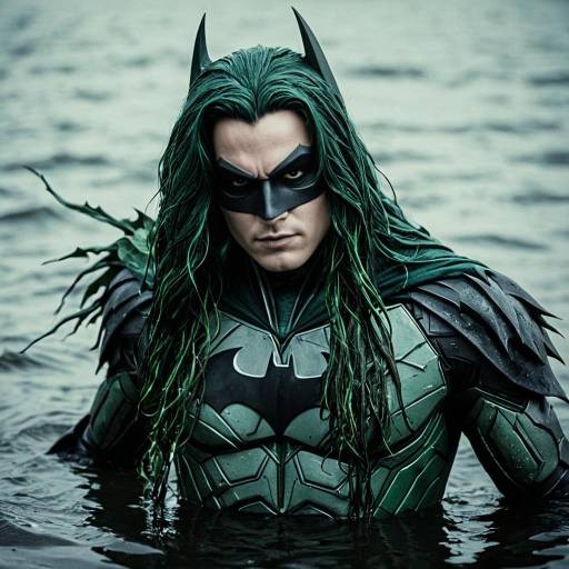 Dark Green Batman The Drowned Cosplay