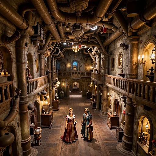 Fantasy Ship-Castle Realm Rulers