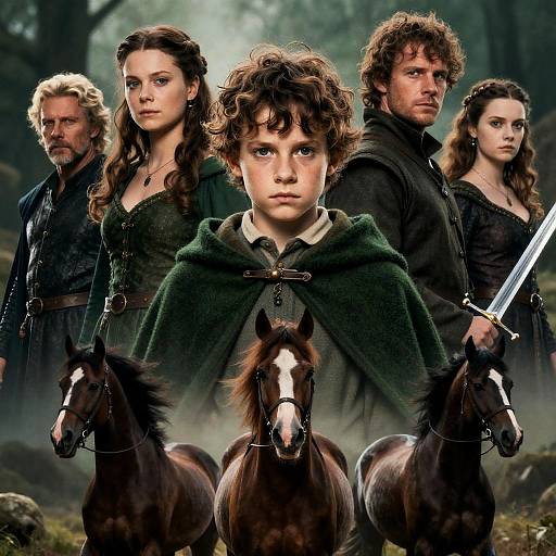 Dramatic Medieval Movie Poster Design