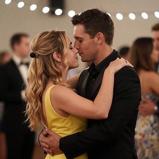 Romantic Dance Under String Lights