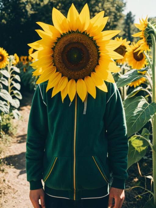 Sunflower Costume Outdoor Portrait Photography