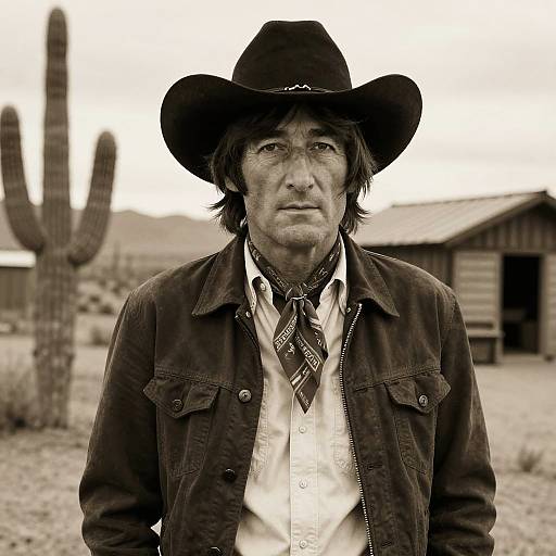 John Lennon as Wild West Cowboy