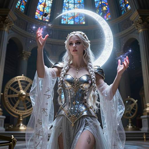 Moonlit Sorceress of the Celestial Observatory