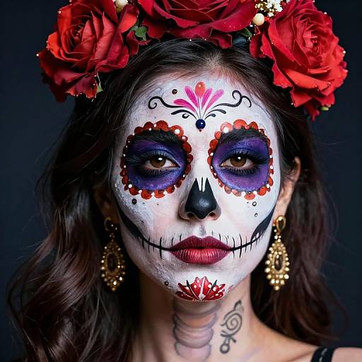Ethereal Day of the Dead Makeup