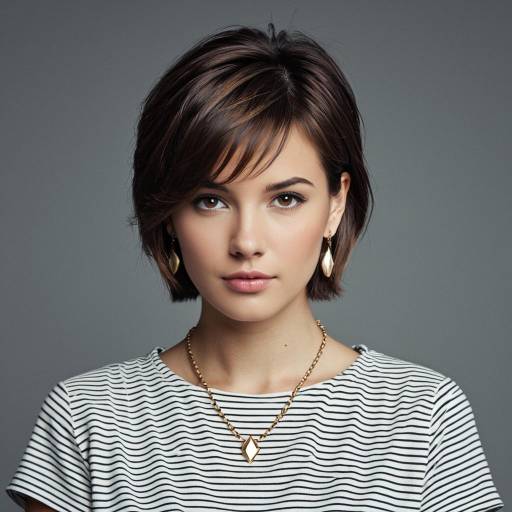 Realistic Portrait of a Modern Woman