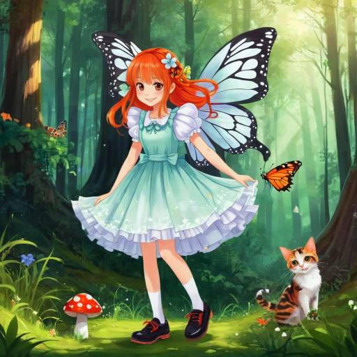 Enchanting Fairy Girl in the Forest