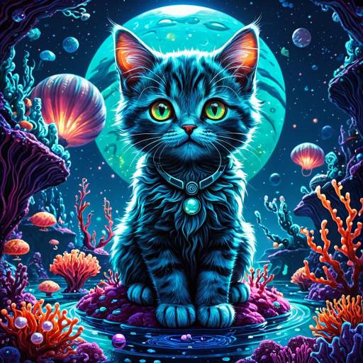Alien Kitten on Neptune