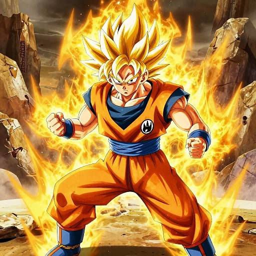 Goku and Gohan Fusion Warrior