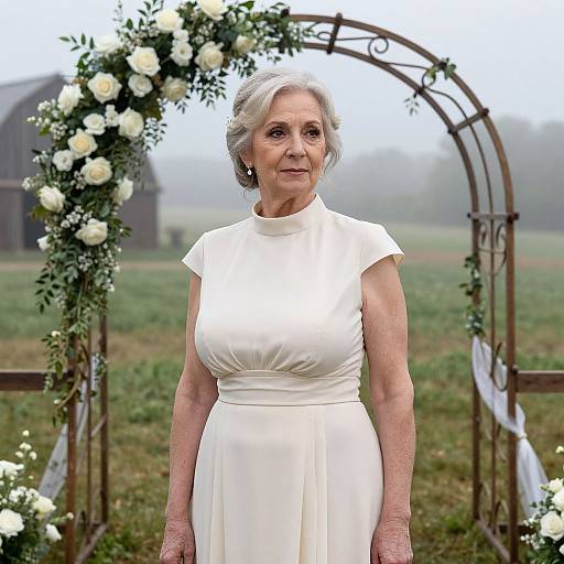 Timeless Countryside Wedding Guest Portrait