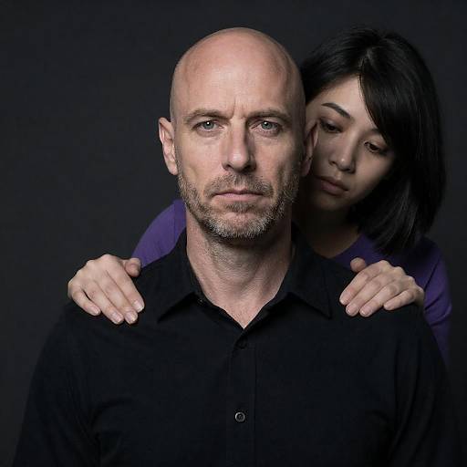 Intimate Portrait of Man and Woman