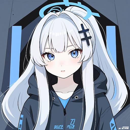 Illustration of Hare (blue archive), blue archive in the style of Katou shinobu