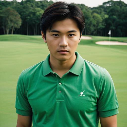 Stylish Male Golfer in Fancy Dress