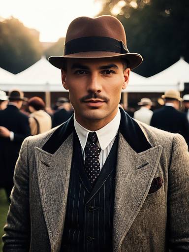 1920s Fashion Festival Portrait