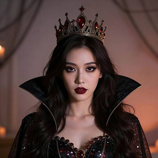 Dark Queen Halloween Portrait