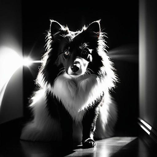 Dramatic Black and White Pet Photography Dramatic Black and White Pet Photography
