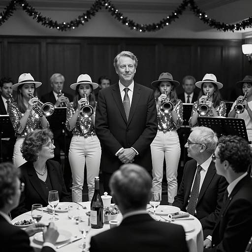 Formal Party with Live Brass Band Performance