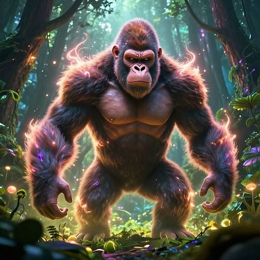 Uzaru Colossal Ape in Mystic Forest