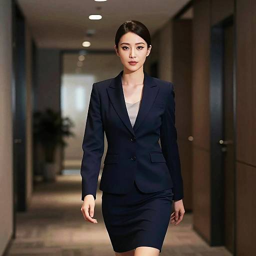 Asian Executive: Confident Office Leader