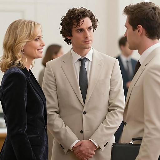 Business Collaboration with Friends in Focus