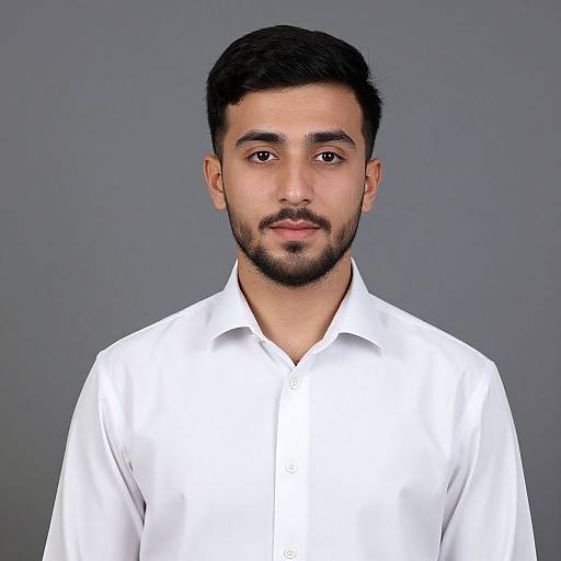 Realistic Kurdish Male Costume Portrait