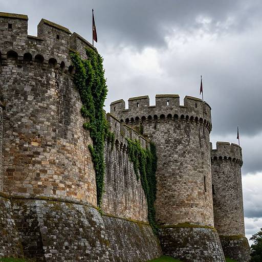 Ancient Castle Fortress Walls