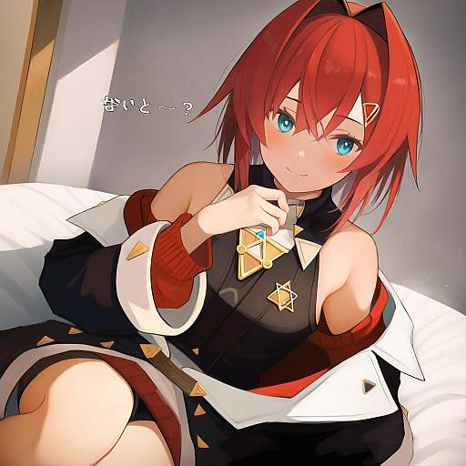 Illustration of Ange katrina (1st costume), nijisanji in the style of Camonome