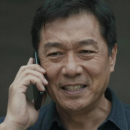 Intense Middle-Aged Man Close-Up