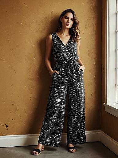 Chic Sleeveless Jumpsuit Beach Photography