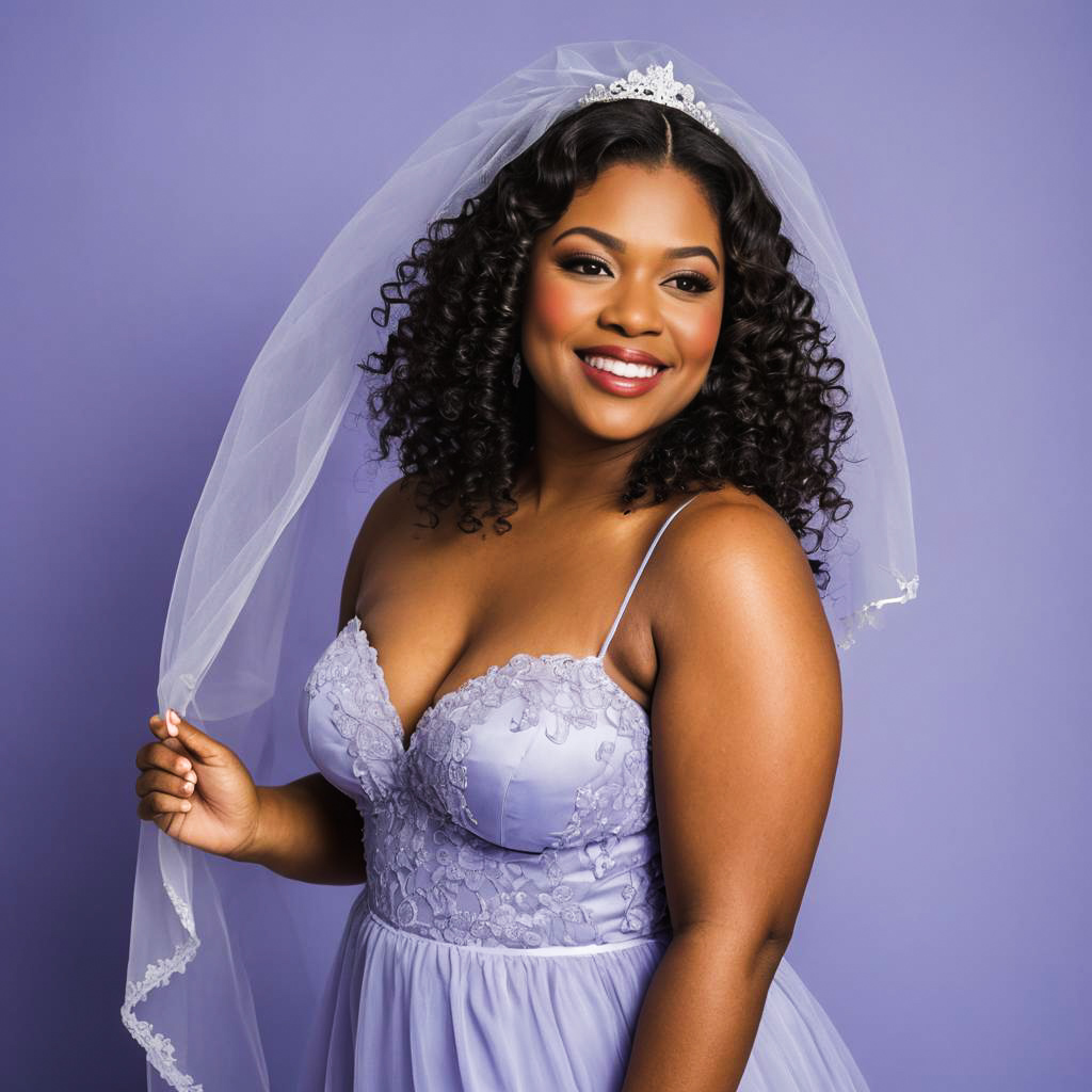 Bachelorette Photo Shoot in Soft Periwinkle