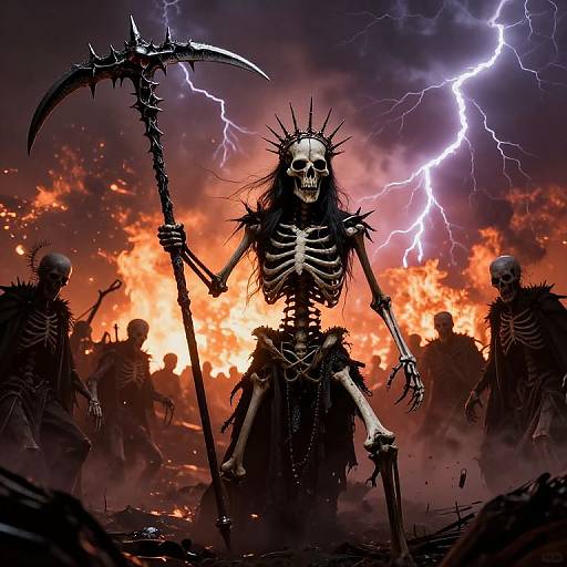 Death Metal Skeleton Warlord