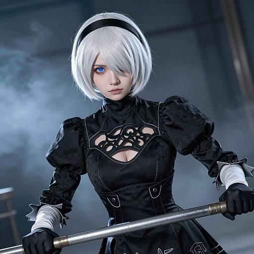 Fierce Industrial Cosplay Character Design