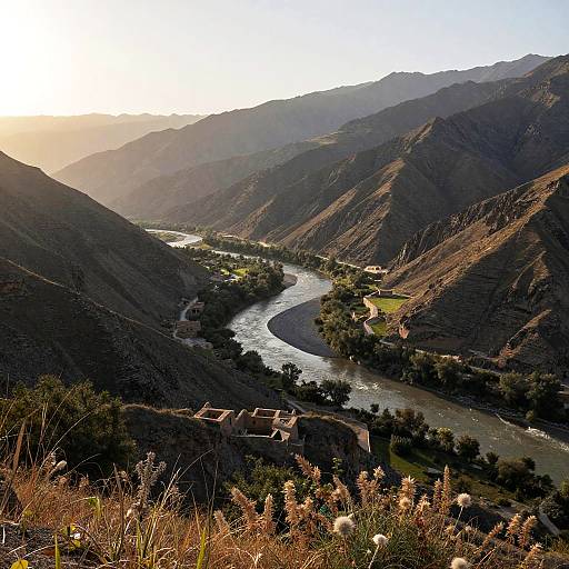 Mystical Panoramic Zagros Mountain View