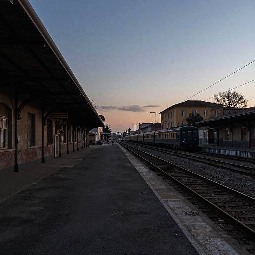 Metaphysical Twilight at the Deserted Station
