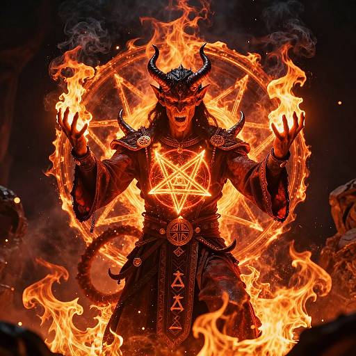 Hellfire Conjurer in Fiery Ritual