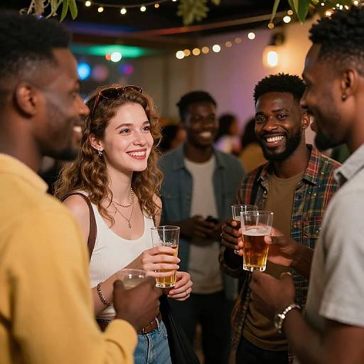 Festive Social Gathering with Friends