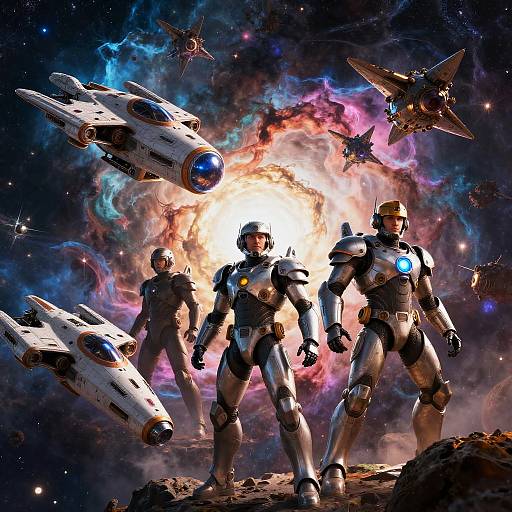 Epic Space Adventure Concept Art