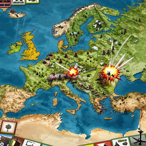 Dramatic Risiko Battle Scene