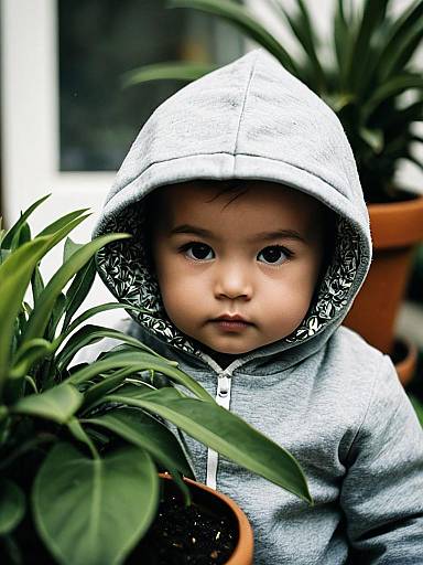 Realistic Baby Peely Costume Portrait