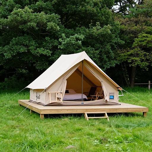 Cozy Glamping Tent in Scottish Forest