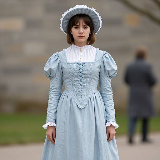 Victorian Dress Portrait of Girl