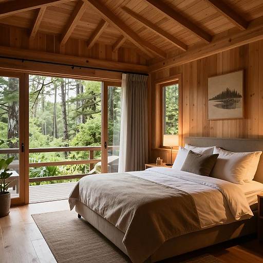 Serene Nature-Inspired Master Bedroom