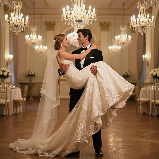 Romantic Ballroom Bridal Carry