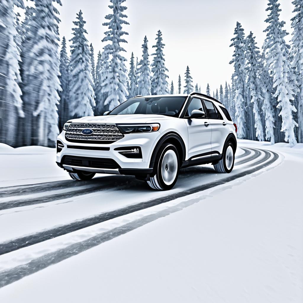 Winter Adventure in a Ford Explorer