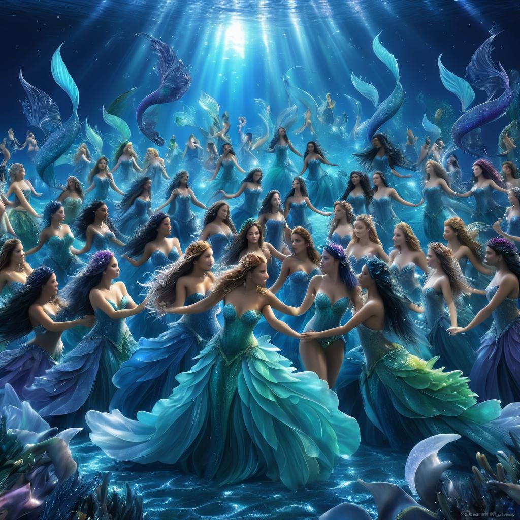 Enchanted Mermaids at a Rave Party