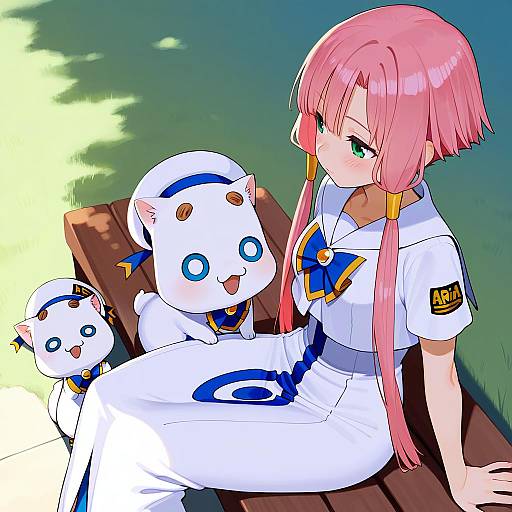 Illustration of Aria pokoteng, aria (manga) in the style of Beijuu