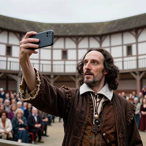 Shakespeare's Shamanic Selfie at Globe