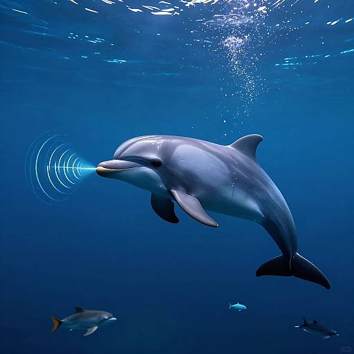 Robotic Dolphin Exploring Ocean Depths
